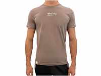 Alpha Industries Organics EMB T T-Shirt für Herren Organic Brown