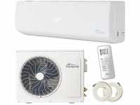 Tronitechnik® Split Klimaanlage Set DALVIK 2 mit WiFi/App Funktion Klimagerät...