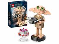 LEGO Harry Potter Dobby der Hauself Set, bewegliche ikonische Figur, Spielzeug,
