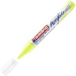 edding 5100 Acrylmarker medium - neon-gelb - 1 Acrylstift wasserfest - mittlere