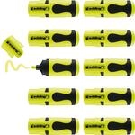 edding 7 Mini Textmarker - neongelb - 10 highlighter pens - Keilspitze 1-3 mm -