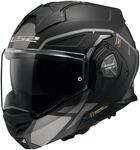LS2, Klapphelm Motorrad ADVANT X METRYK Matt Titanium, XXL