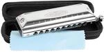 CASCHA Mundharmonika Chromatic 10-40 I Chromatische Mundharmonika - 10 L&ouml;cher mit 40