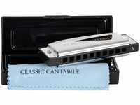 Classic Cantabile AHB-250 Alabama Blues Harmonica A-Dur - Ideal für Einsteiger...
