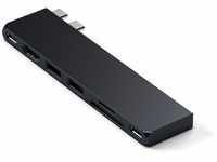 Satechi USB-C Hub Multiport Adapter Pro Slim, 7 in 1 Dongle – Für MacBook...