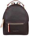 bugatti Ella Rucksack klein f&uuml;r Damen, modischer Tagesrucksack aus Kunstleder, braun