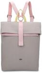 Fritzi Izzy03 Canvas Leo Rucksack Baumwollmix Damen City vegan verstellbare Tr&auml;ger