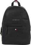 Tommy Hilfiger Herren Rucksack Essential PU Backpack Handgep&auml;ck, Schwarz (Black),