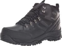 Skechers Herren Relment Traven Klassische Stiefel, Black Leather, 44 EU