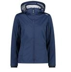 CMP Damen Leichte Softshelljacke f&uuml;r Damen mit Abnehmbarer Kapuze WOMAN JACKET...