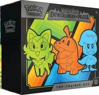 Pok&eacute;mon-Sammelkartenspiel: Top-Trainer-Box Karmesin & Purpur &ndash; Entwicklungen...