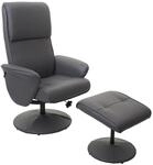Mendler Relaxsessel Helsinki, Fernsehsessel Relaxliege TV-Sessel mit Hocker -