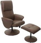 Mendler Relaxsessel Helsinki, Fernsehsessel Relaxliege TV-Sessel mit Hocker -