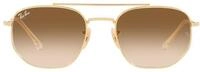 Ray-Ban RB 3707 Gold/Light Brown Shaded 54/20/140 Unisex Sonnenbrillen