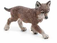 Papo -Handbemalt - Figuren -Wildtiere Der Welt-Wolfjunges-50284-Sammelbar-Für Kinder