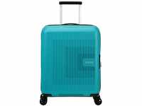 American Tourister Aerostep - 4-Rollen-Kabinentrolley 55 cm erw. Turquoise Tonic