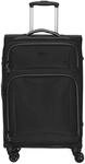 D&N Travel Line 9204-4-Rollen-Trolley M 66 cm erw. schwarz