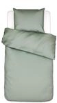 ESSENZA Bettw&auml;sche Minte Dusty Green, 135x200 cm + 1x 80x80 cm - 100% Baumwollsatin