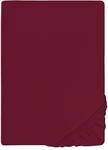biberna Deluxe Jersey-Elastic-Spannbetttuch 140x200 cm - 160x220 cm rot | 97%