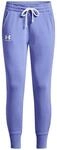 Under Armour Womens Pants Women's Ua Rival Fleece Joggers, Baja Blue, 1356416, Size