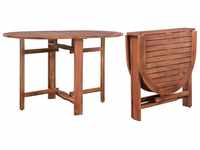 vidaXL Gartentisch Akazienholz Oval Esstisch Klapptisch Terrassentisch Tisch