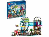 LEGO City Stadtzentrum Set, Modellbausatz, Spielzeug mit Spielzeugläden wie Friseur,