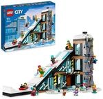 LEGO 60366 City Wintersportpark, Set mit Wintersportgesch&auml;ft, Caf&eacute; und einem