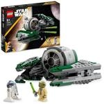 LEGO 75360 Star Wars Yodas Jedi Starfighter Bauspielzeug, Clone Wars Fahrzeug-Set mit