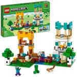 LEGO 21249 Minecraft Die Crafting Box 4.0, 2in1-Set zum Bauen, T&uuml;rme am Fluss...