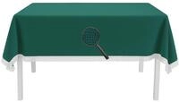 EXKLUSIV HEIMTEXTIL Gartentischdecke mit Fransen Tischdecke Classic Outdoor PVC