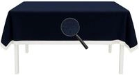 EXKLUSIV HEIMTEXTIL Gartentischdecke mit Fransen Tischdecke Classic Outdoor PVC
