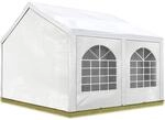 TOOLPORT Hochwertiges Partyzelt 4x4 m Pavillon Zelt PE Plane 450 N Gartenzelt