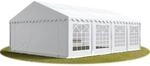 TOOLPORT Party-Zelt Festzelt 5x8 m schwerentflammbar Garten-Pavillon -Zelt PVC...