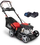 Scheppach Benzin Rasenm&auml;her MS150-42E mit Elektro-Start, Antrieb & Mulchfunktion 