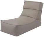 blomus Outdoor Lounger Stay | 120 x 60 x 40 cm | Earth | Wasserabweisend | Relaxliege