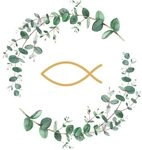 Ambiente Serviette Lunch 33x33cm Motiv: Communion Branches White -...