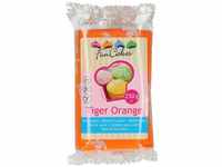 FunCakes Fondant Tiger Orange 4er Pack (4 x 250 g)