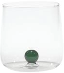 Zafferano Bilia Glasbecher - Handgemachtes Borosilikatglas, Verziert mit bunter,