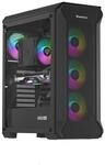 Genesis Irid 505 V2 ARGB Gaming PC-Geh&auml;use Midi-Tower &ndash; Inkl. 4X 120mm ARGB