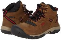 KEEN Unisex-Kinder Ridge Flex Mid wasserdichte Wanderstiefel