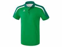ERIMA Kinder Poloshirt Poloshirt, smaragd/evergreen/weiß, 152, 1111823