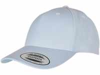 Flexfit Unisex 5-Panel Premium Curved Visor Snapback Cap Baseballkappe, Ballad Blue,