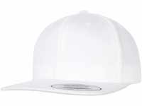 Flexfit Uni 6089OC-Organic Cotton Snapback Cap, White, one Size