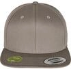 Flexfit Organic Cotton Snapback, Pale Grey, one Size