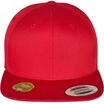 Flexfit Organic Cotton Snapback, red, one Size