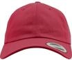 Flexfit Unisex 6245CM-Low Profile Cotton Twill Kappe, cranberry,Einheitsgr&ouml;&szlig;e