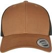 Flexfit Unisex Retro Trucker 2-Tone Baseballkappe, Caramel/Black, One Size