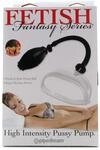 Pipedream Fetish Fantasy Series High Intensity Pussy Pump, Clear & Black, 20 cm