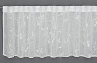 Gardinia Bistro-Gardine mit verdeckten Schlaufen, Transparente Schiebegardine,