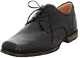 Think! Herren GURU chromfrei gegerbte nachhaltige Halbschuhe, SCHWARZ 0010